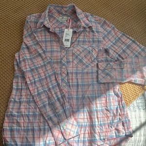 Vineyard Vines Multicolored Flannel Shirt Size 4 BRAND NEW